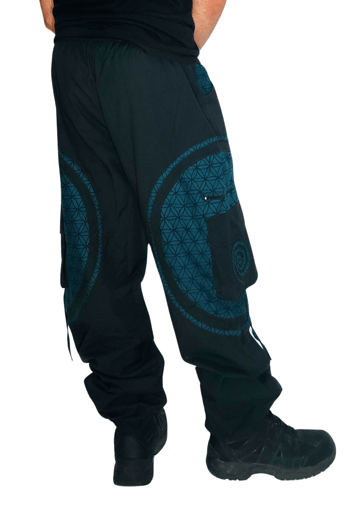  Flow Pants - Blue Flower of Life 