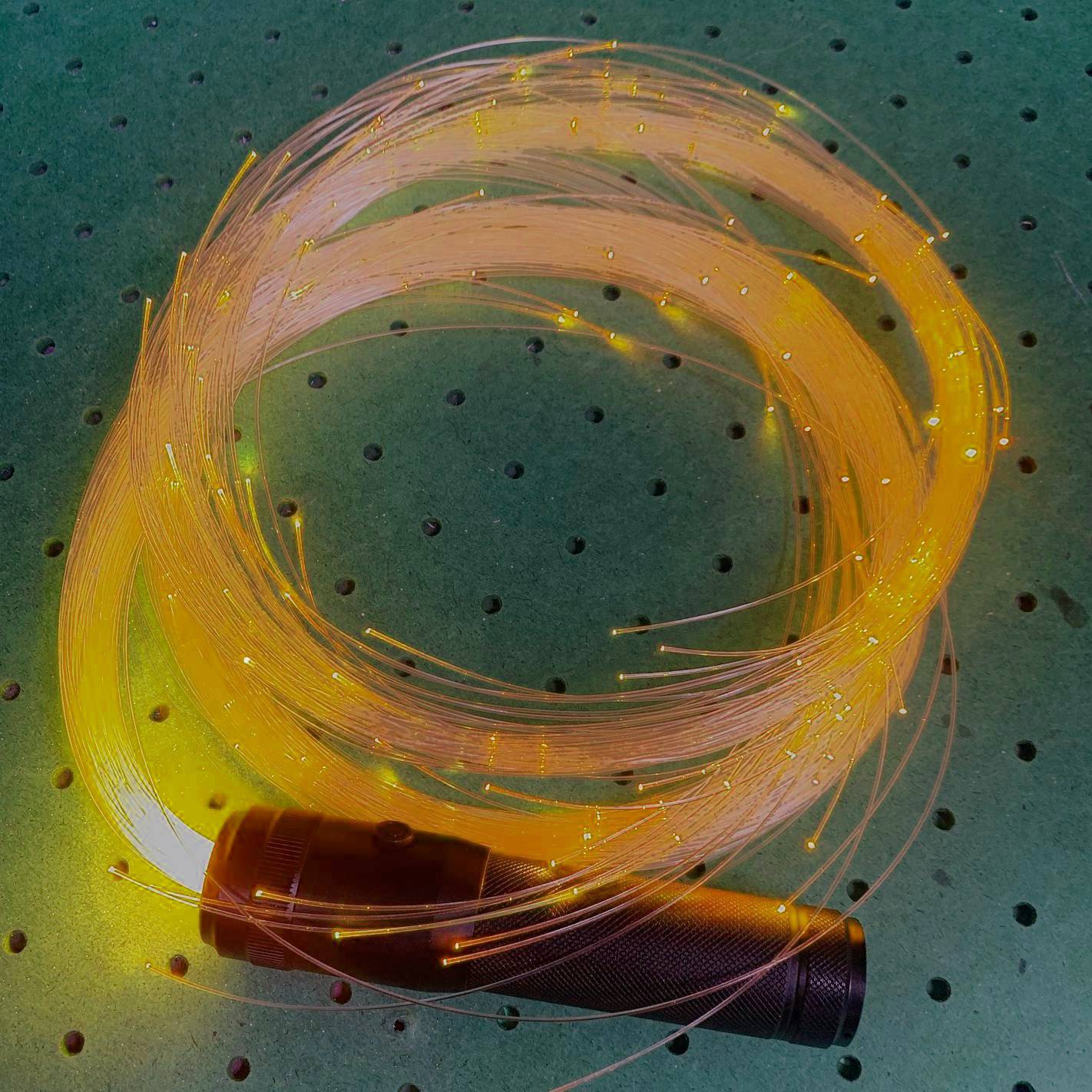  Zeekio Pixel Whip - 6' Fiber Optic Flow Toy - Colors Changing Light Party 