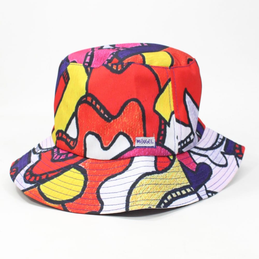  Mougee Bucket Hat - Printed Hat in our most Popular Mougee Designs 