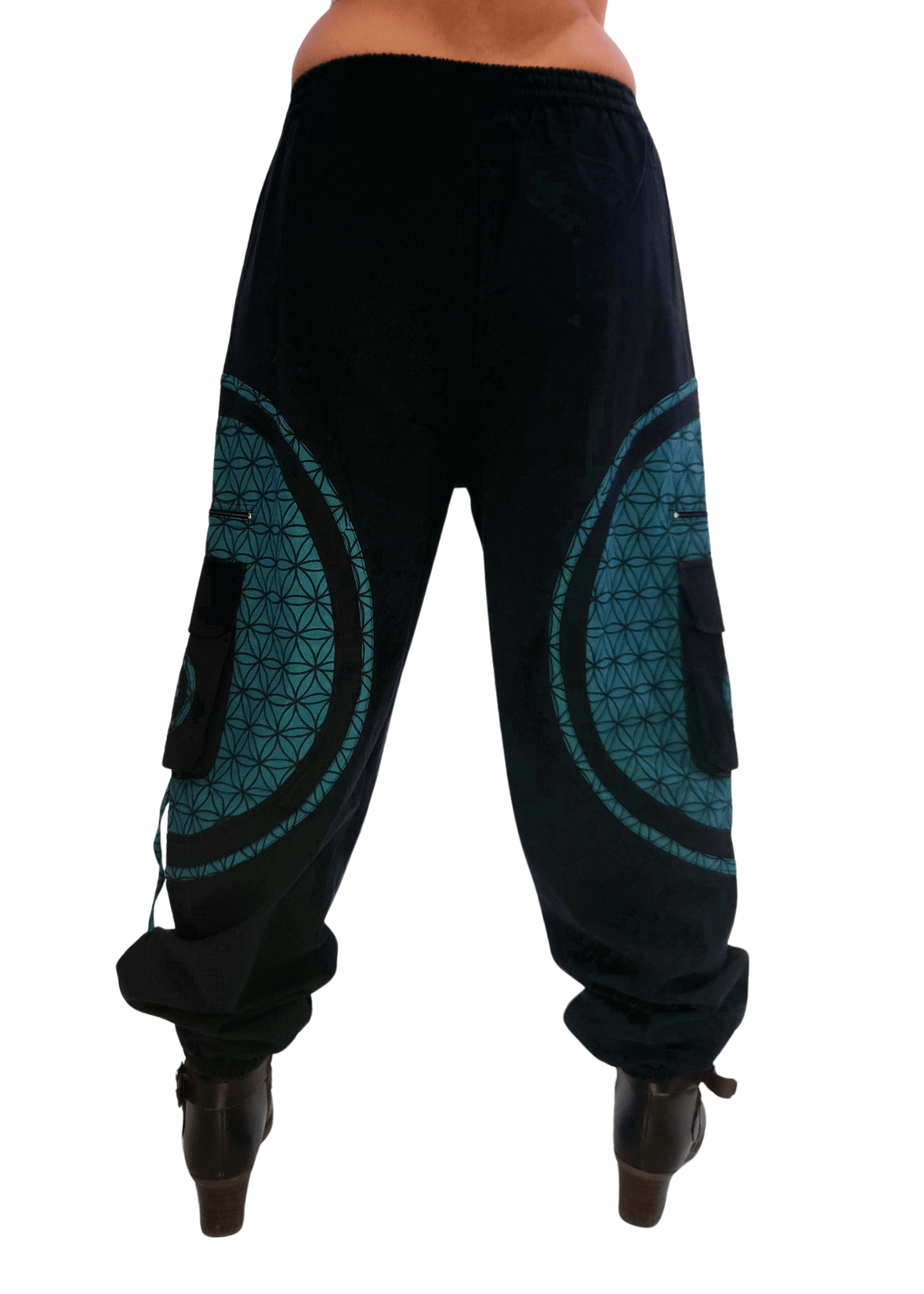  Flow Pants - Blue Flower of Life 