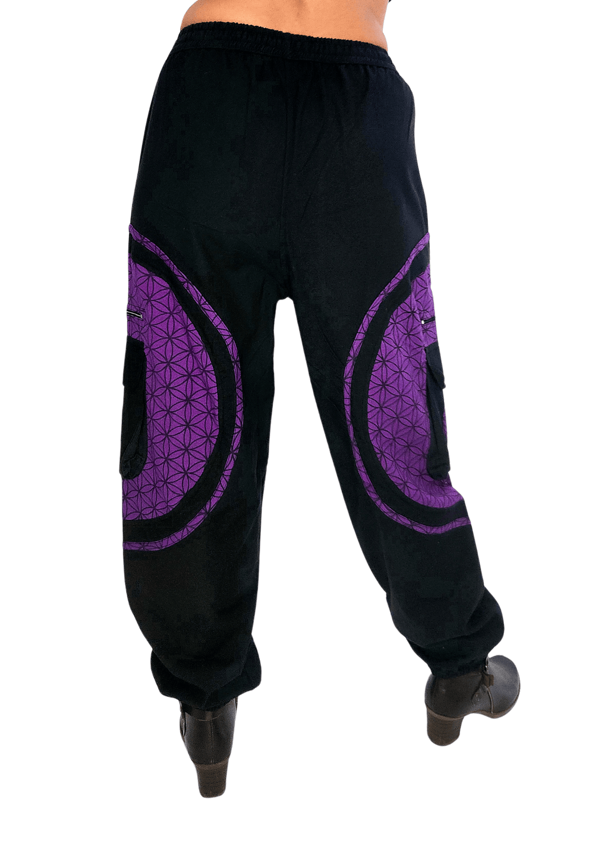  Flow Pants - Purple Flower of Life 