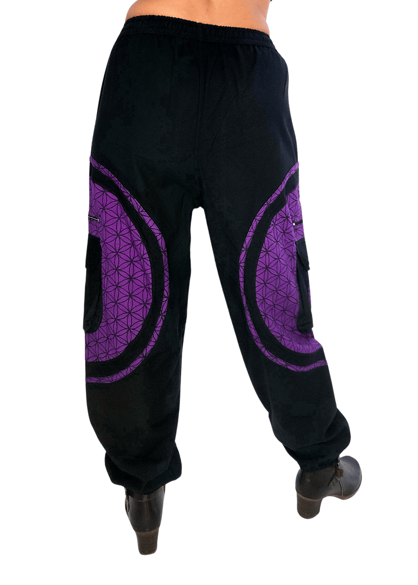  Flow Pants - Purple Flower of Life 