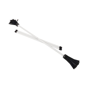 Z-Stix Professional Juggling Flower Sticks/Devil Sticks and 2 Hand Sticks, High Quality, Beginner Friendly - Solid Series