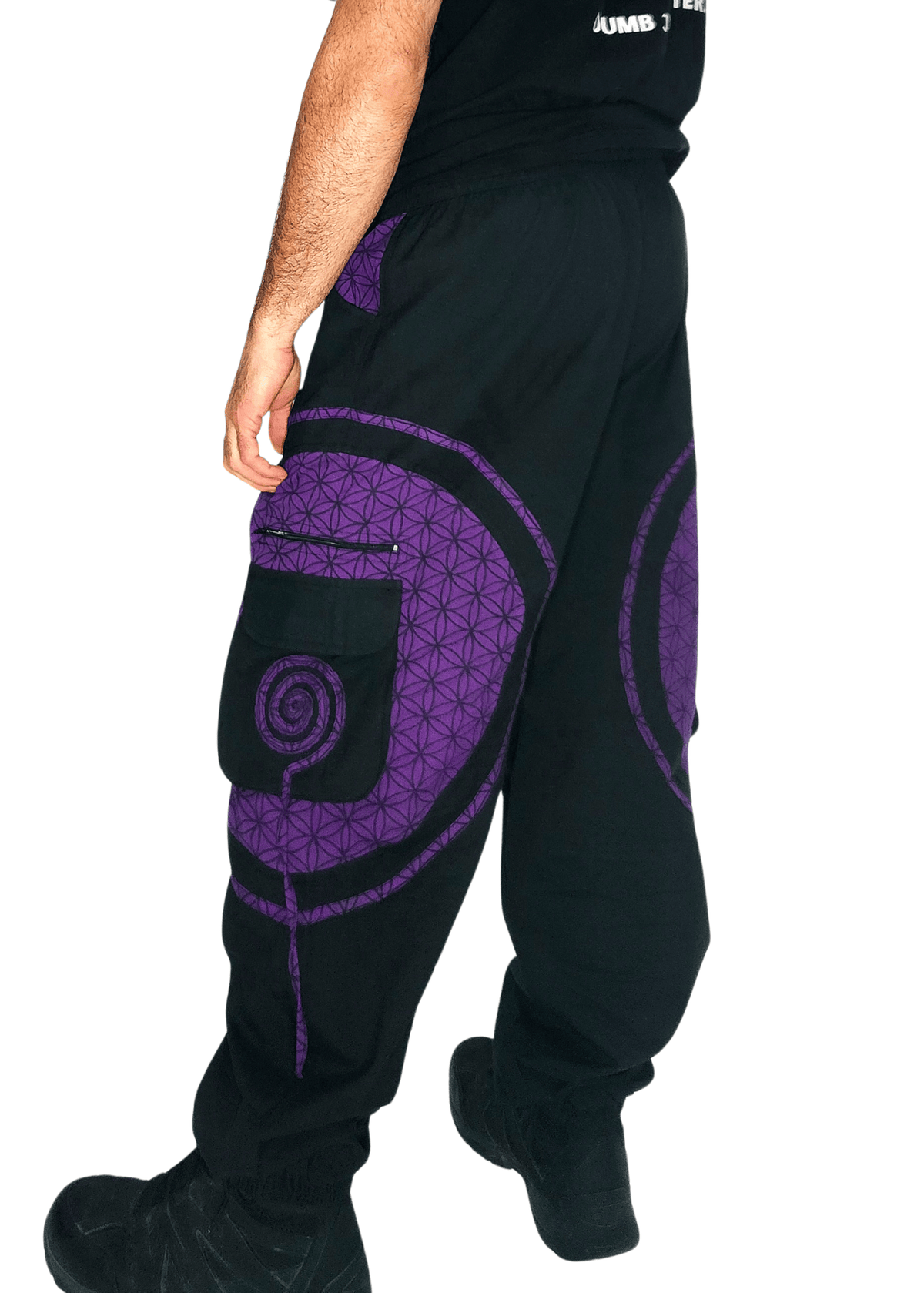  Flow Pants - Purple Flower of Life 
