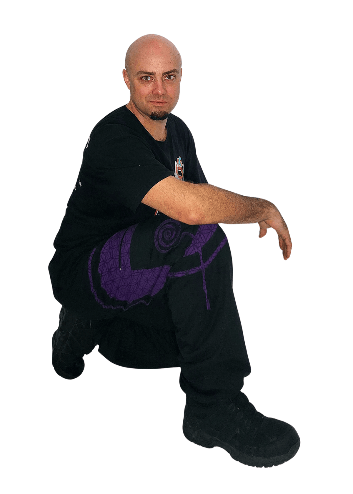  Flow Pants - Purple Flower of Life 