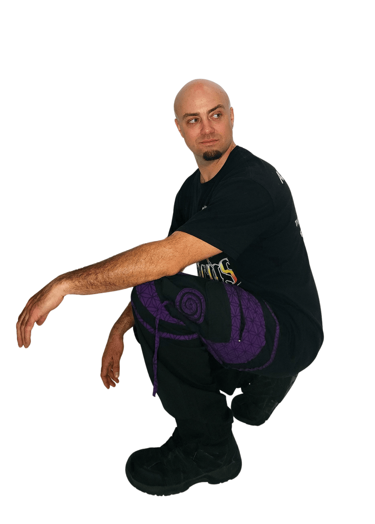  Flow Pants - Purple Flower of Life 