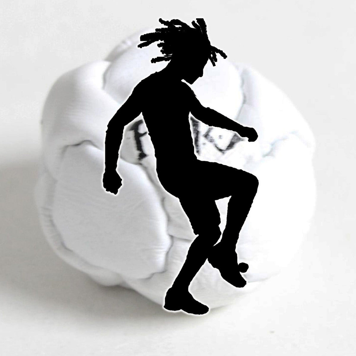  The Fury Footbag - Genuine Leather - 14 Panel Hand Stitched - Sand filled Hacky Sack 