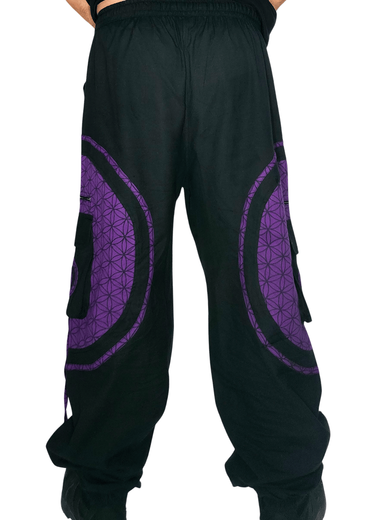  Flow Pants - Purple Flower of Life 