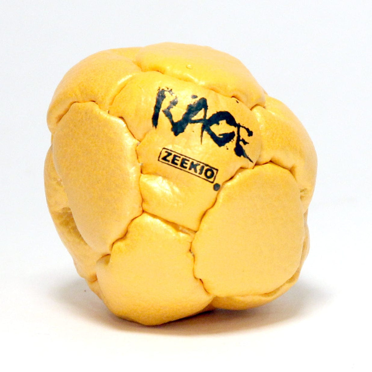  Zeekio -The Rage- 14 Panel Genuine Leather Footbag - Hacky Sack 