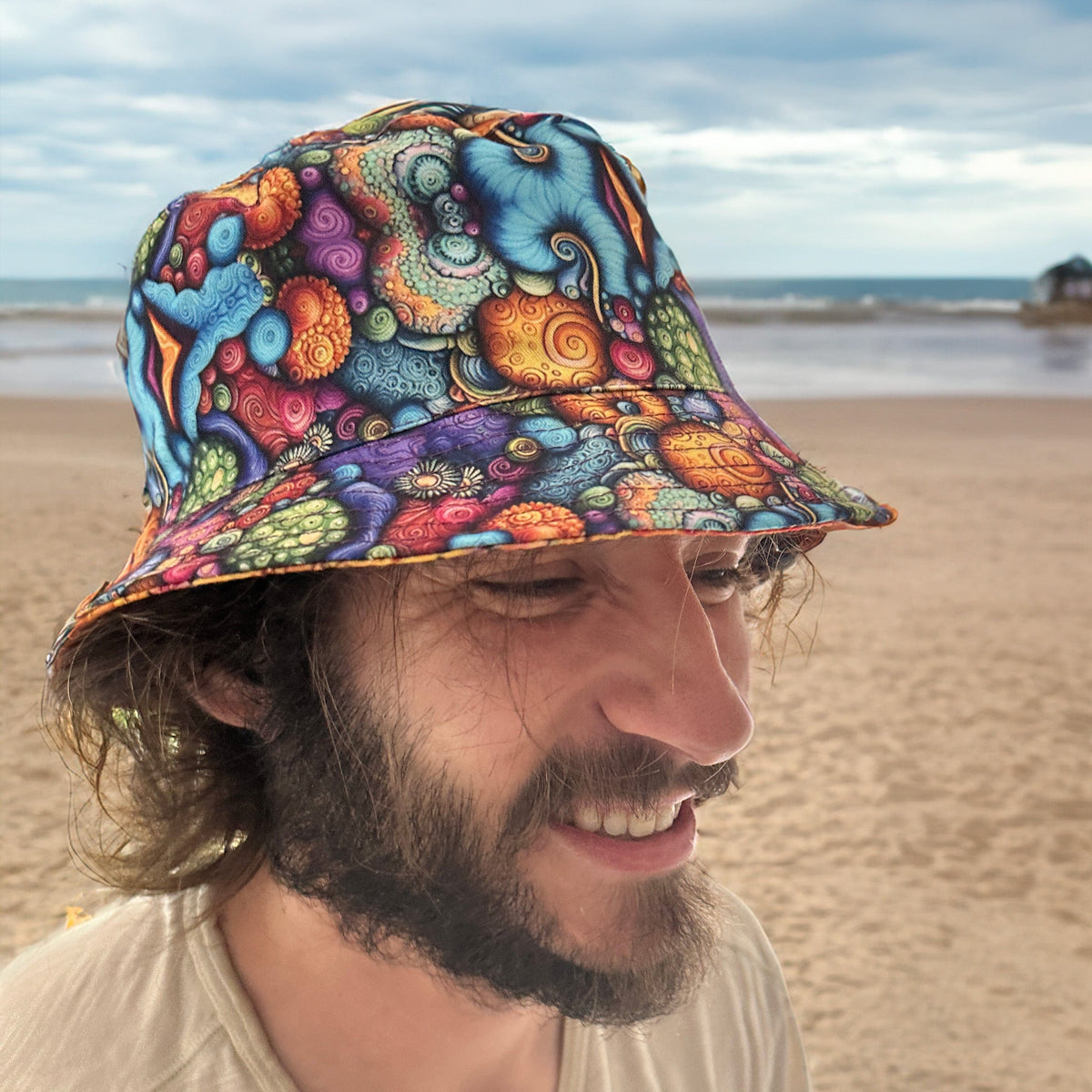  Mougee Bucket Hat - Printed Hat in our most Popular Mougee Designs 