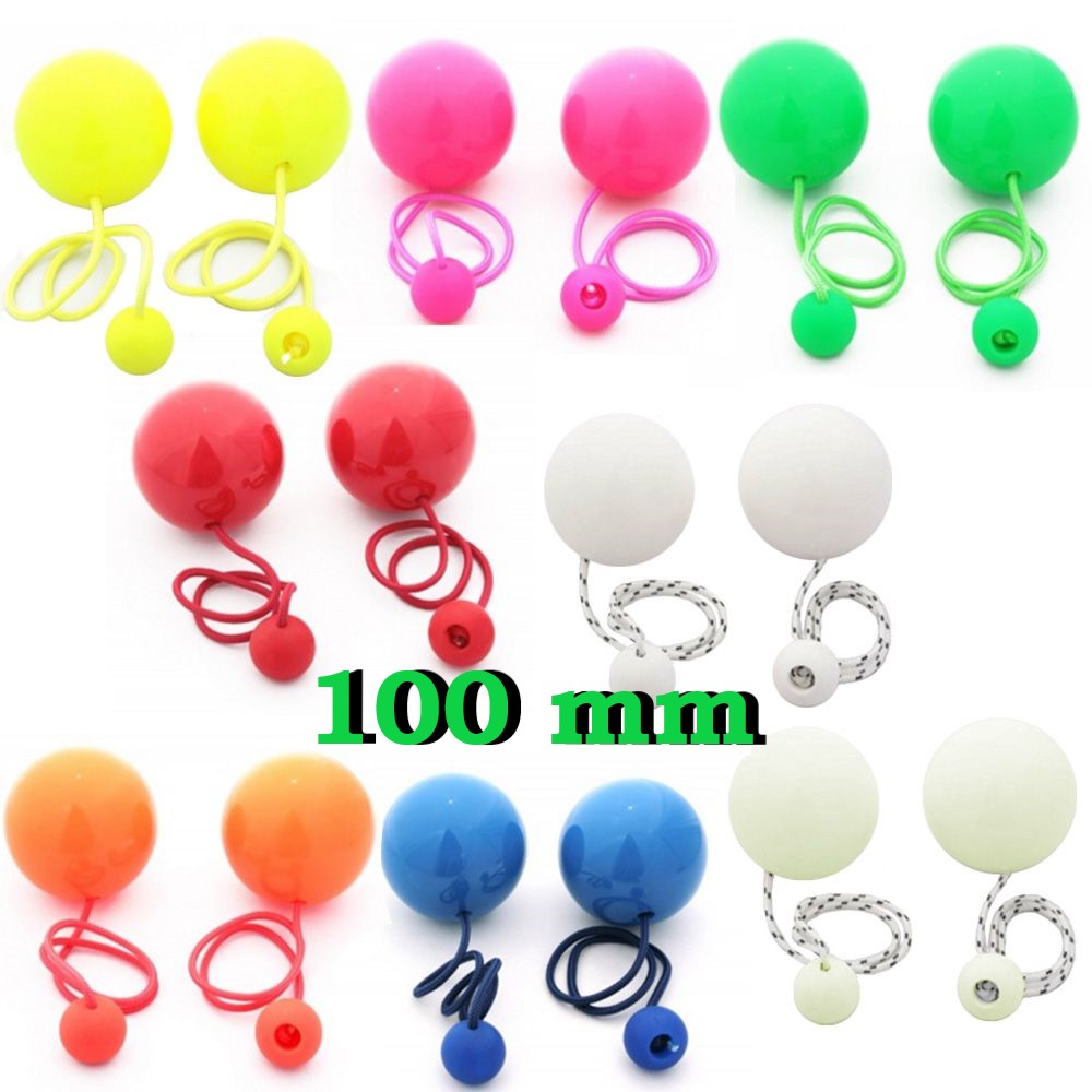  Play Pair of Contact GIGA Poi with 100mm Stage Ball 