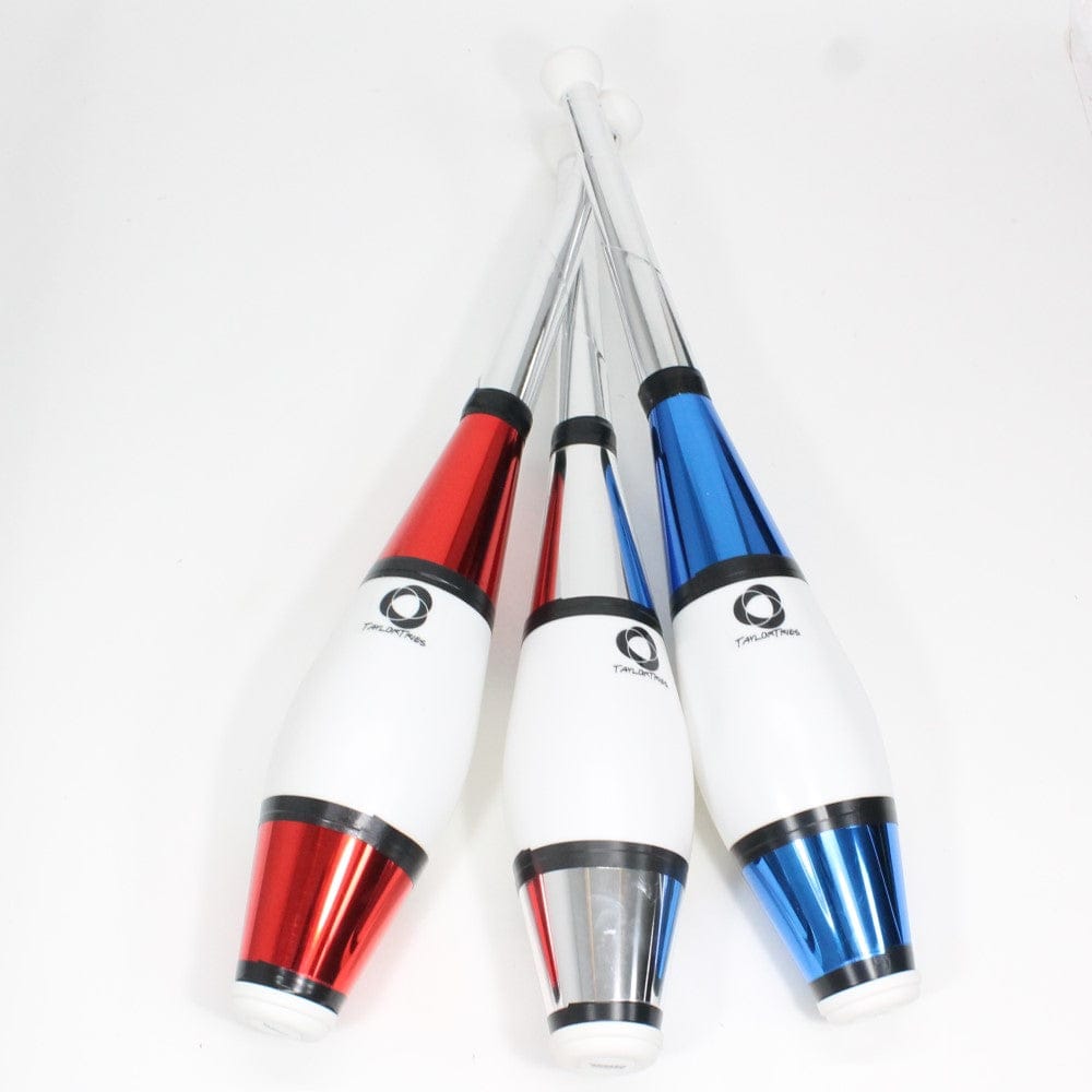  Taylor Tries Signature Juggling Club Set with Drawstring Bag - Set of 3 