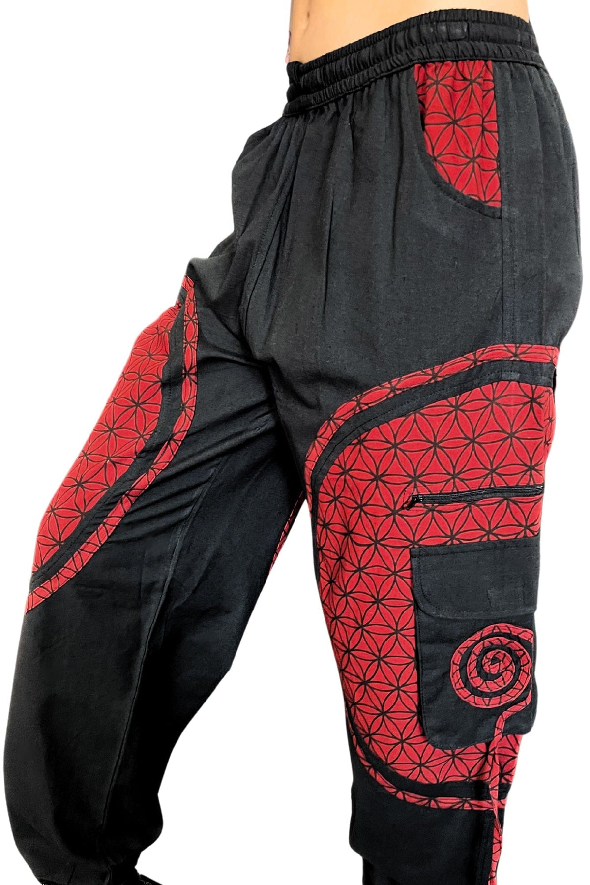  Flow Pants - Red Flower of Life 