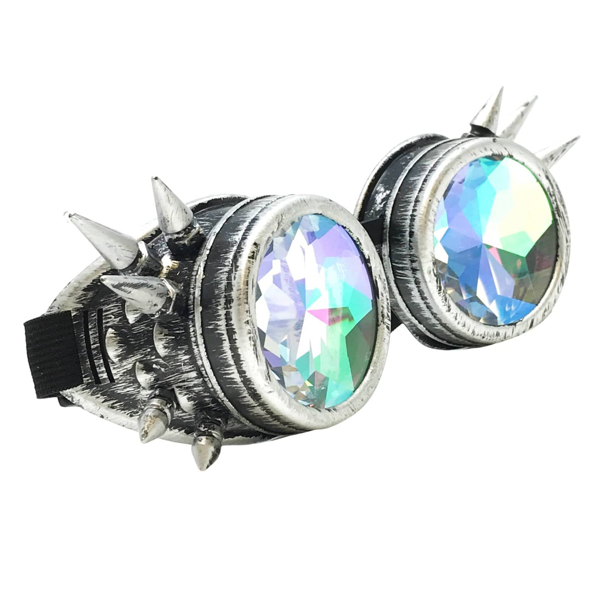 Rave Kaleidoscope Goggles Vintage Steampunk Glasses 