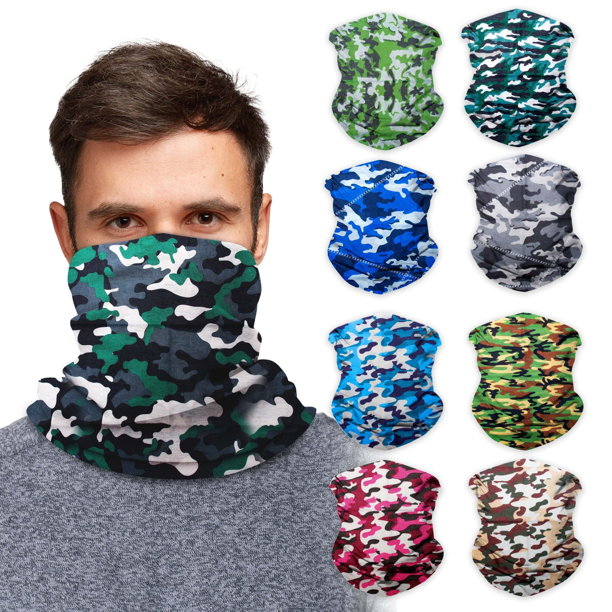  Festival Neck Gaiter (9 Pack) 