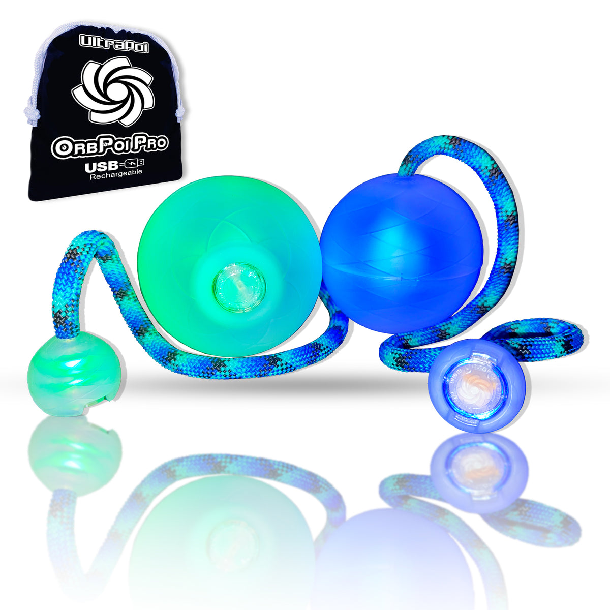 Customized OrbPoi Pro LED Contact Poi