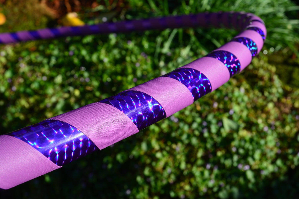 Prismatic Taped Beginner Hoop - Prism Tape w/ Gaffer Grip Tape 