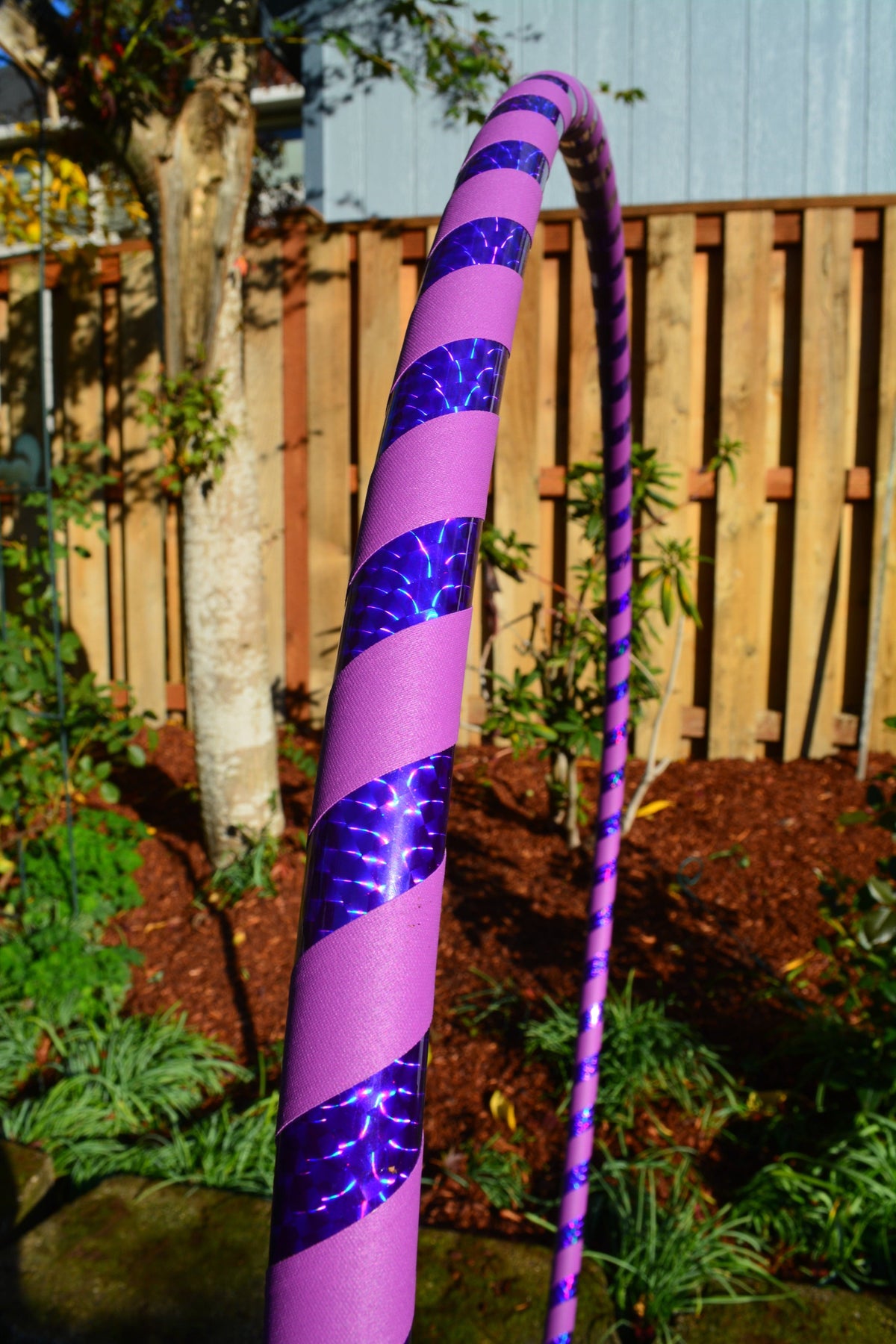  Prismatic Taped Beginner Hoop - Prism Tape w/ Gaffer Grip Tape 