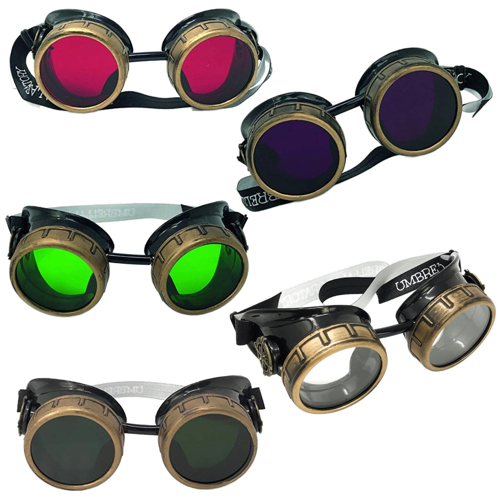  Vintage Aviator Goggles pilot costume accessory 