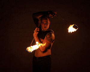 Moonblaze Fire Poi Set - FireMecca