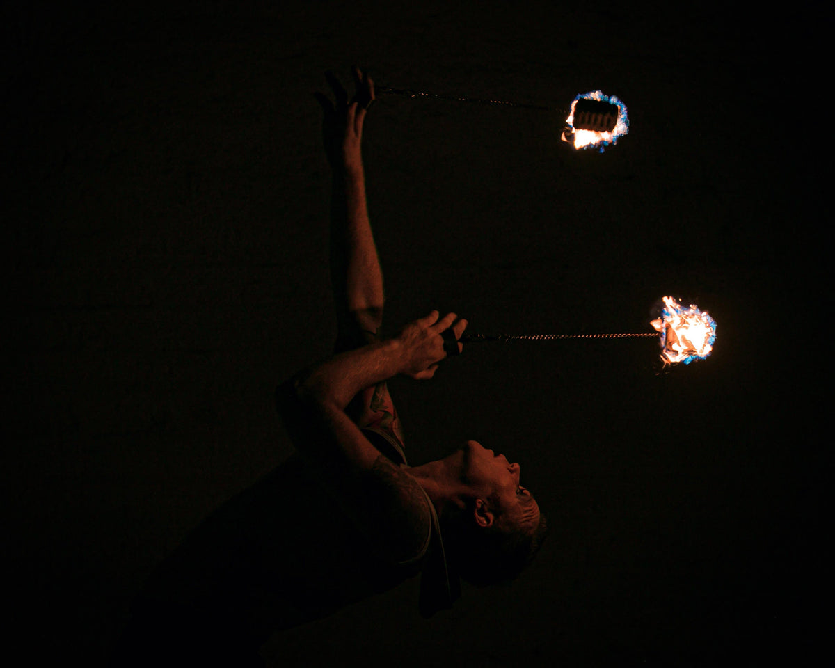 Moonblaze Fire Poi Set - FireMecca 