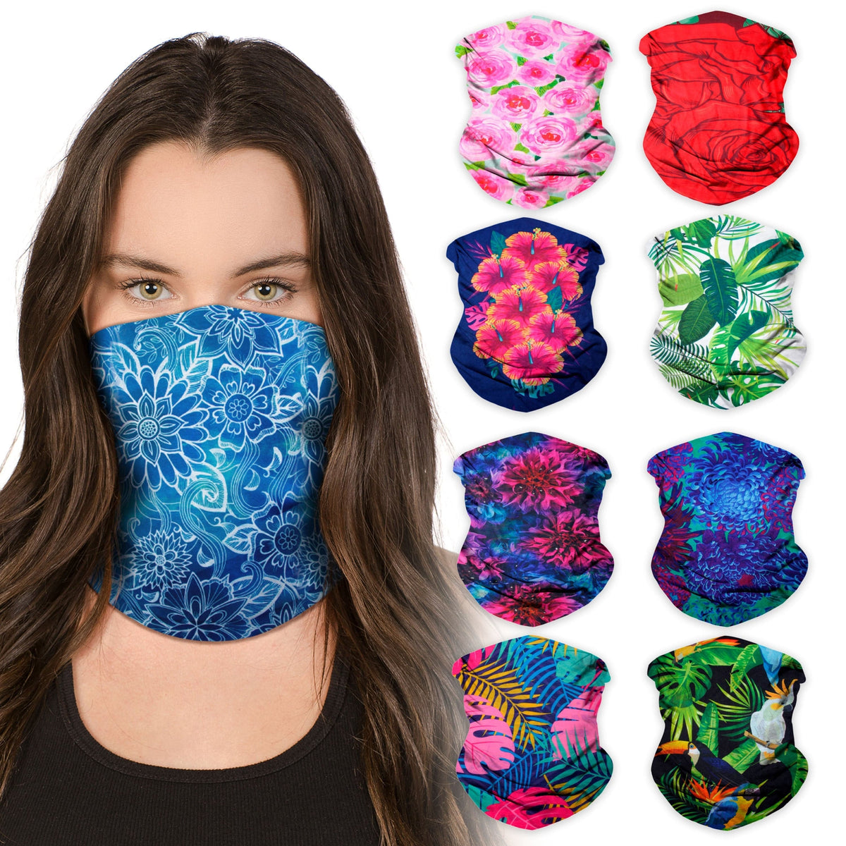  Festival Neck Gaiter (9 Pack) 