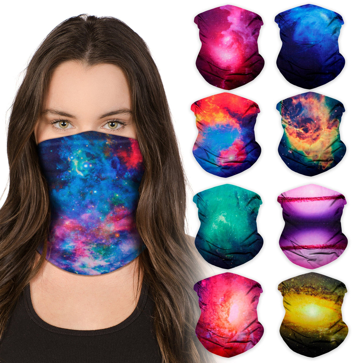  Festival Neck Gaiter (9 Pack) 