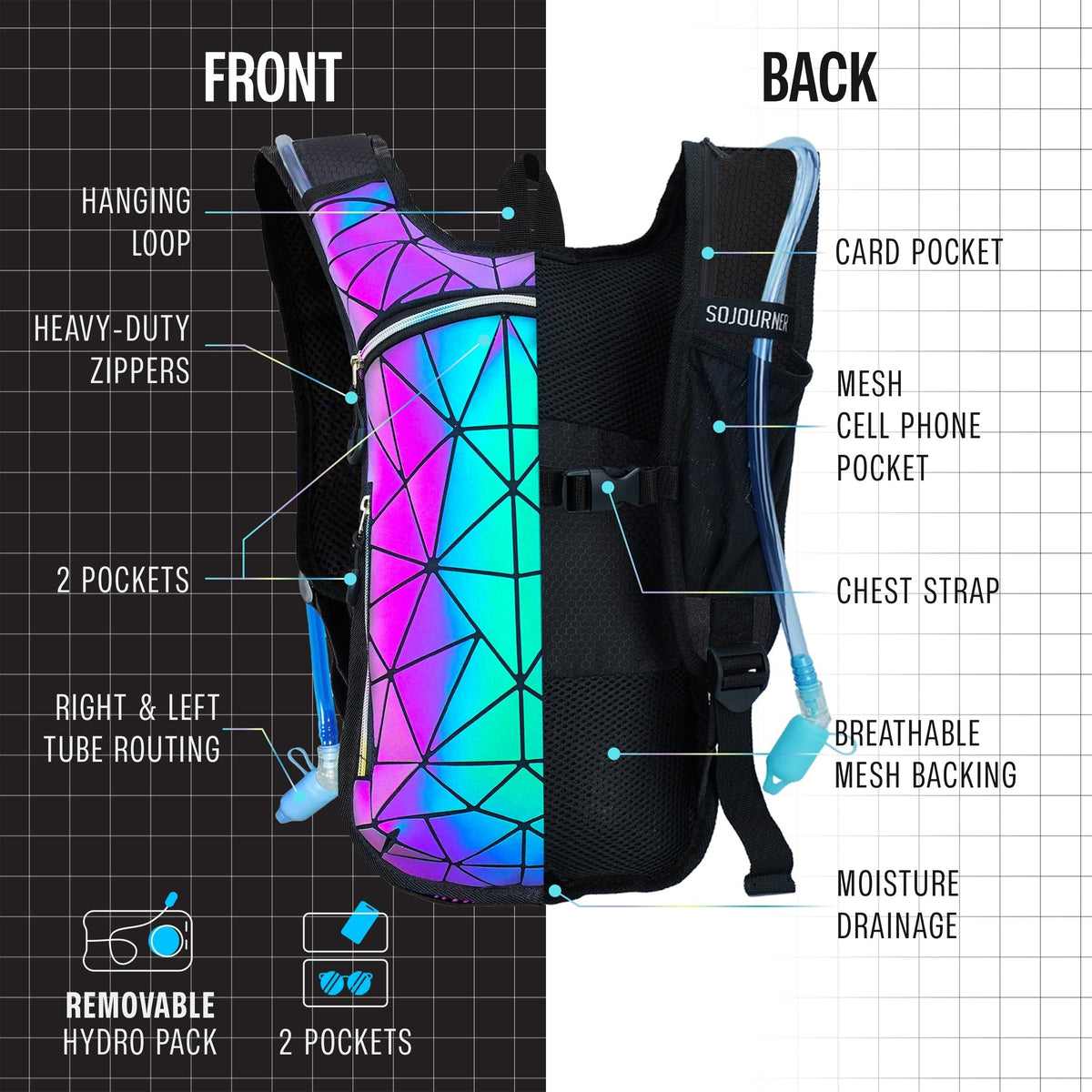  Hydration Pack Backpack (Small) 