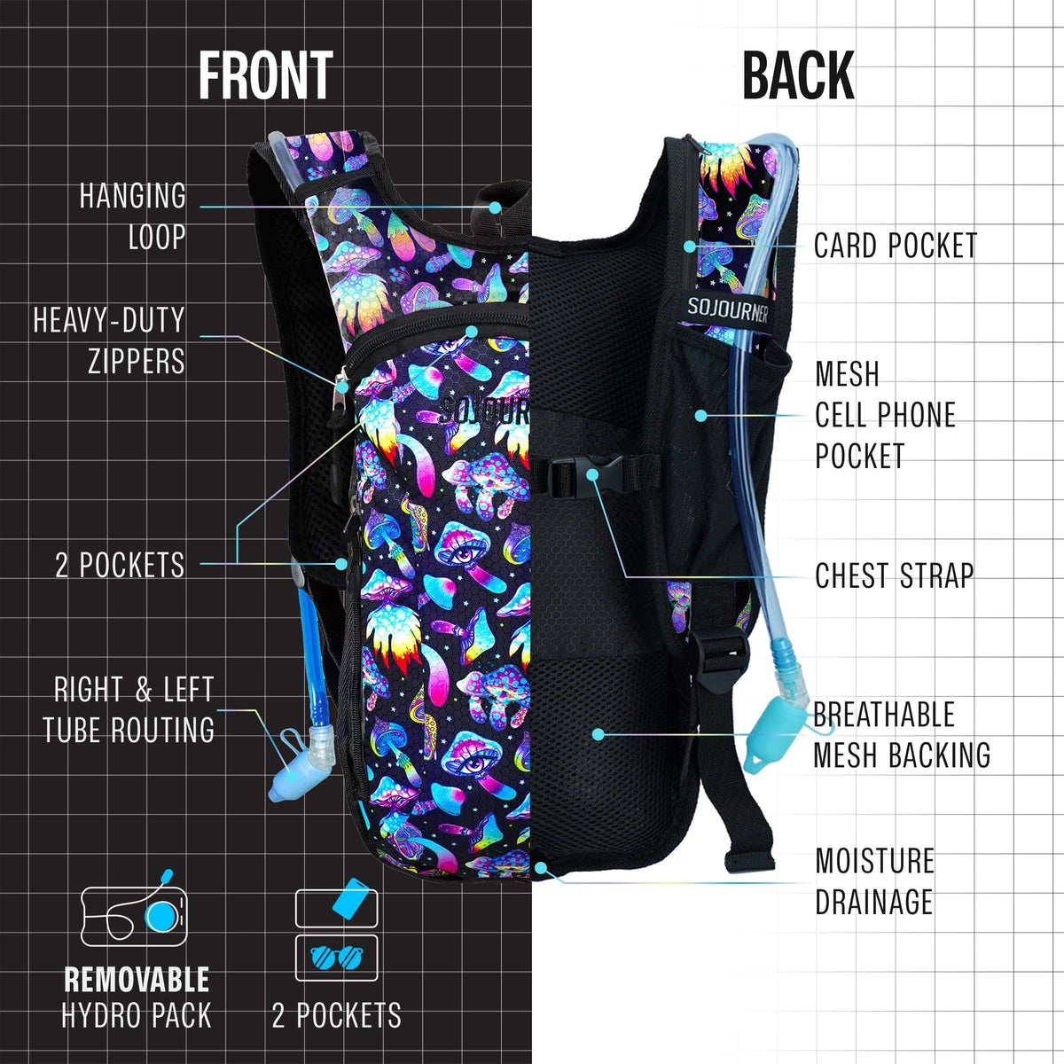  Hydration Pack Backpack (Small) 