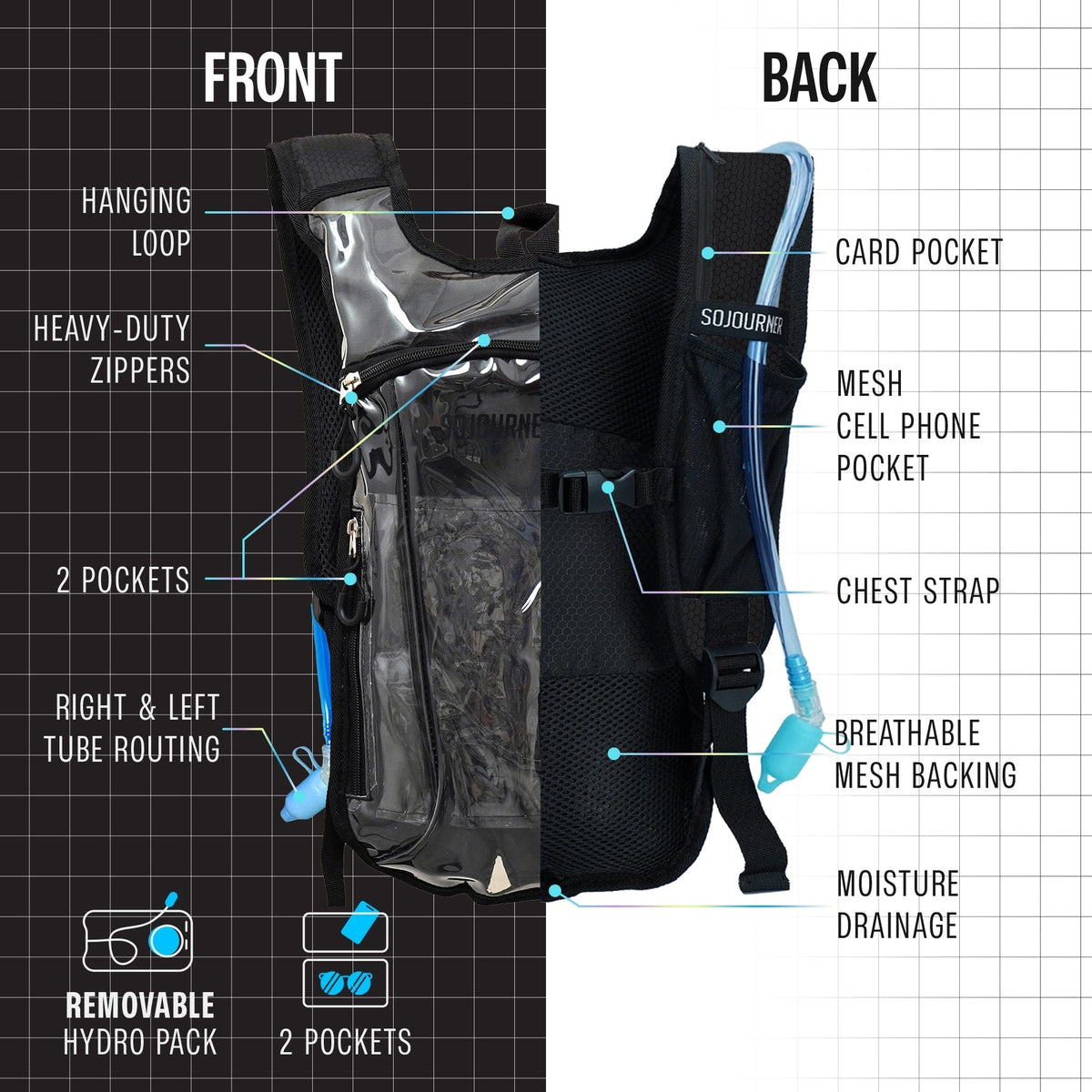  Hydration Pack Backpack (Small) 