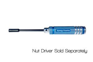 Nut driver (sold separately)