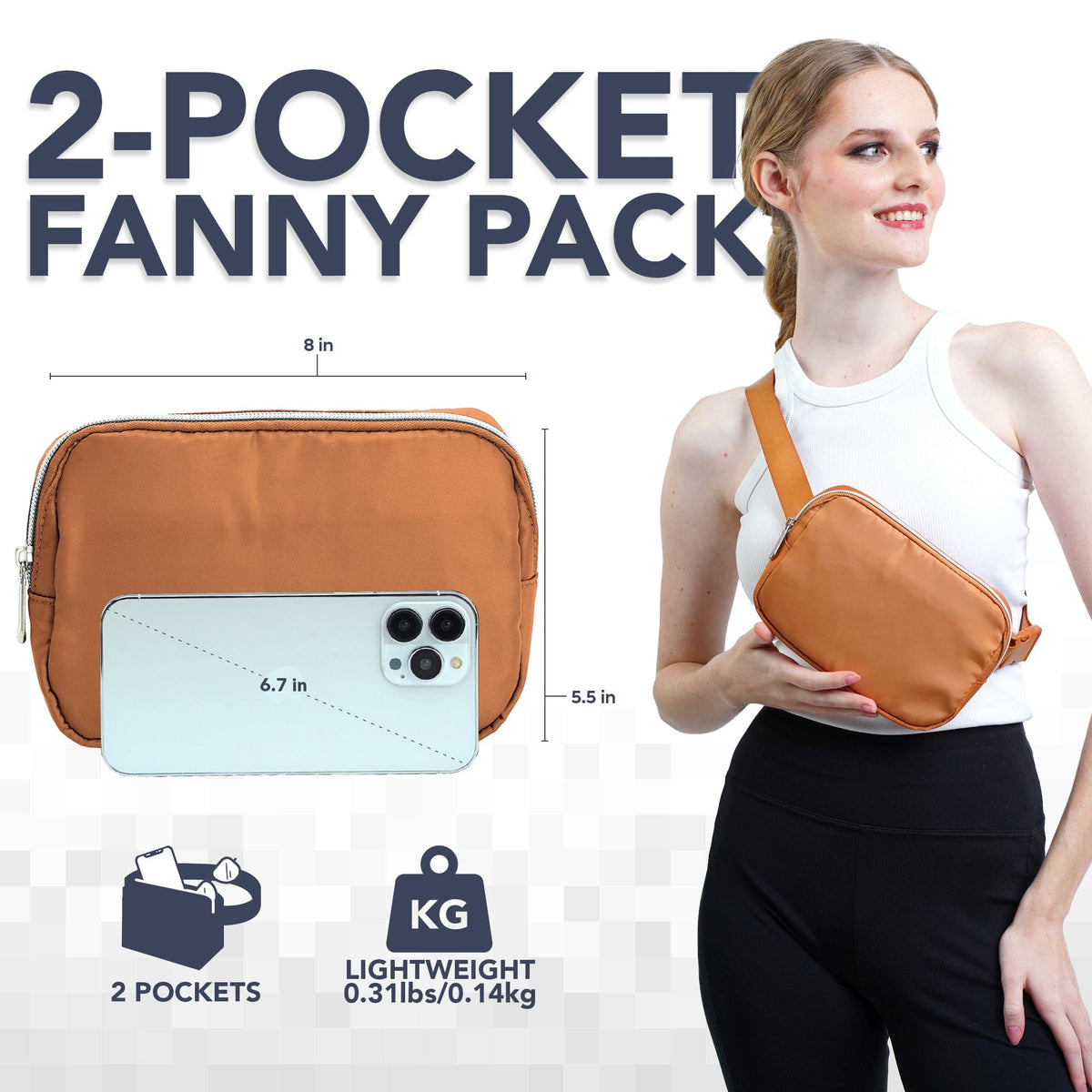  Fanny Pack (1 Pocket) 