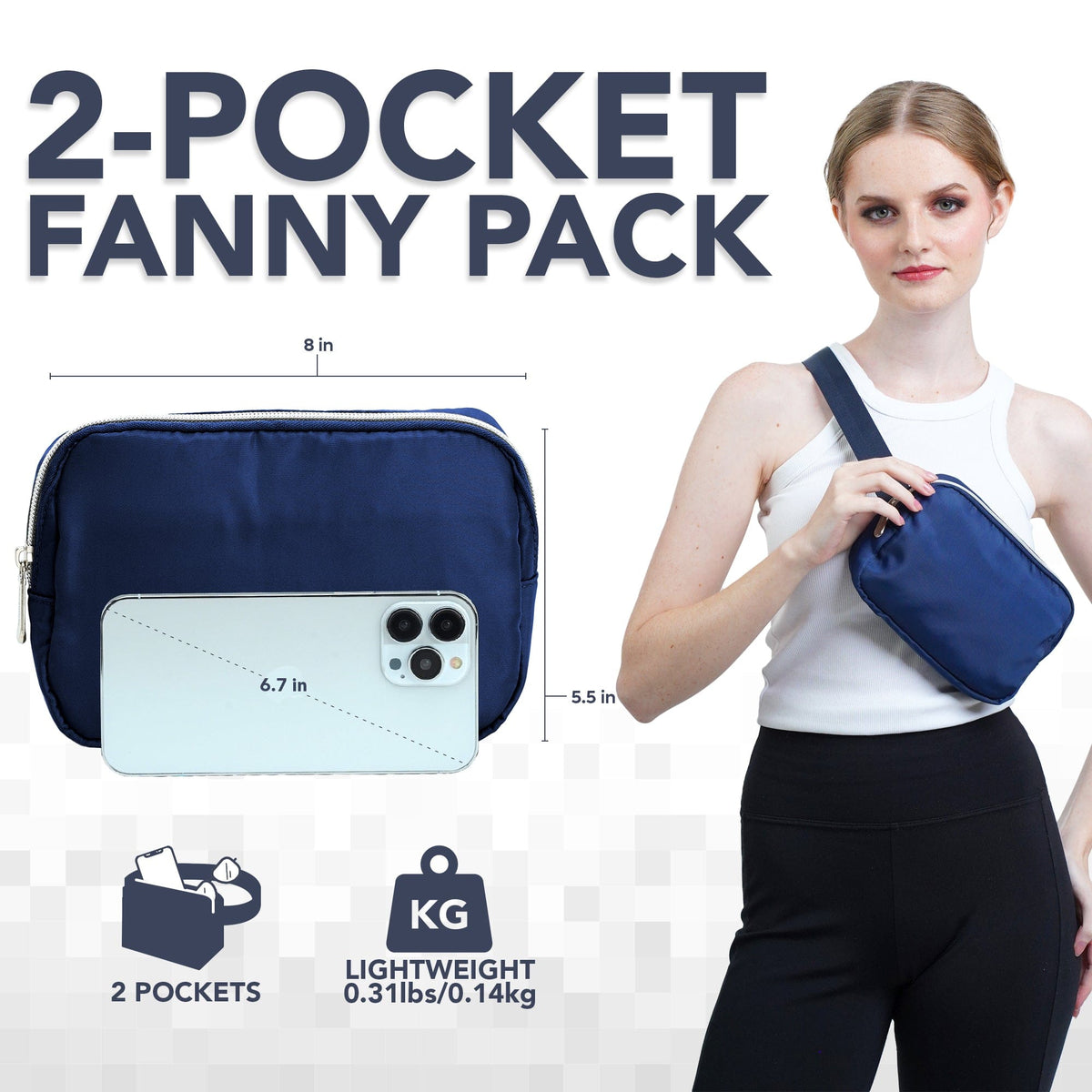  Fanny Pack (1 Pocket) 