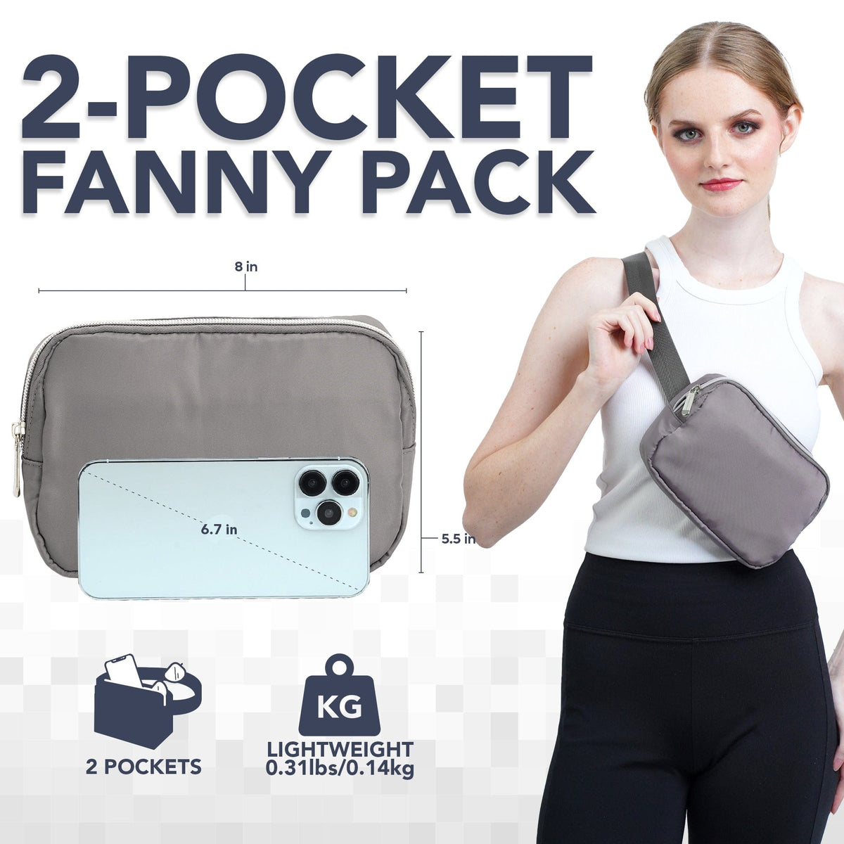  Fanny Pack (1 Pocket) 