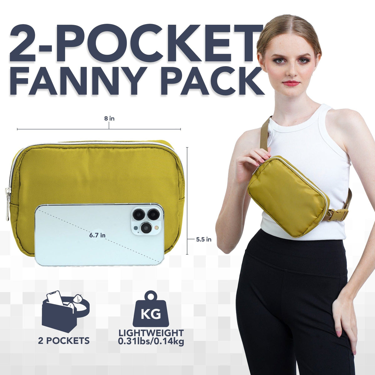 Fanny Pack (1 Pocket) 