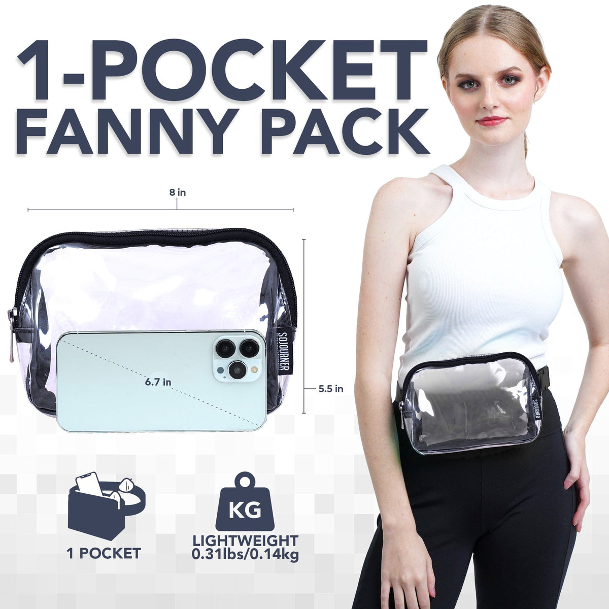  Fanny Pack (1 Pocket) 