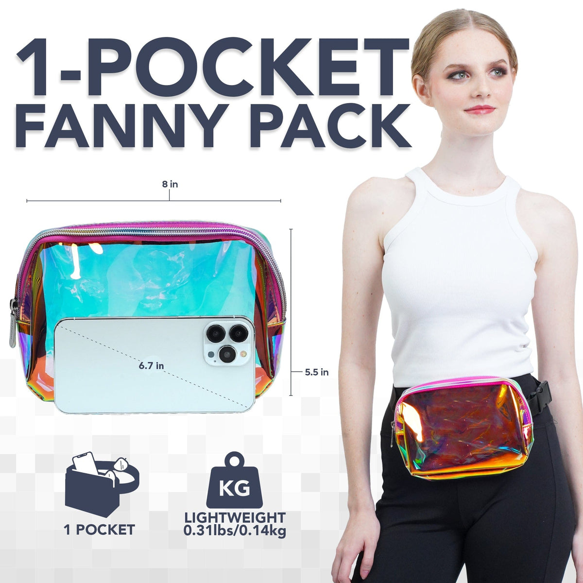  Fanny Pack (1 Pocket) 