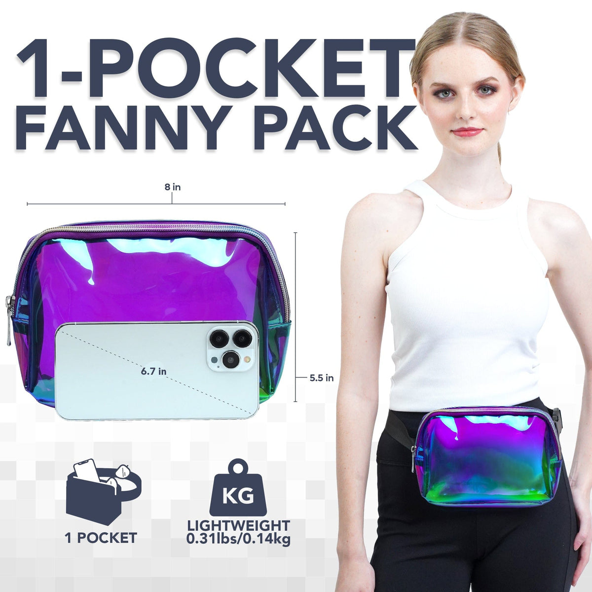  Fanny Pack (1 Pocket) 