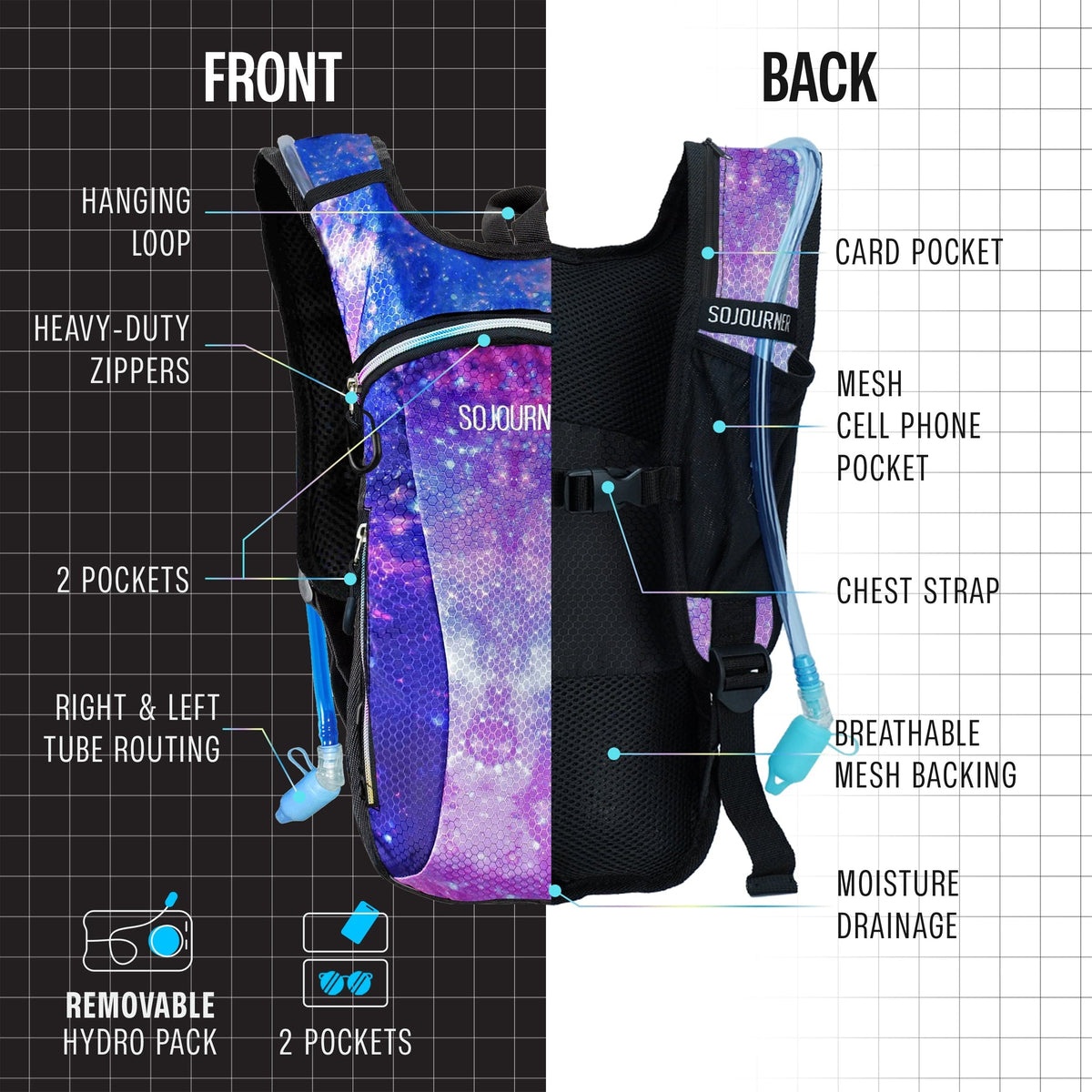  Hydration Pack Backpack (Small) 