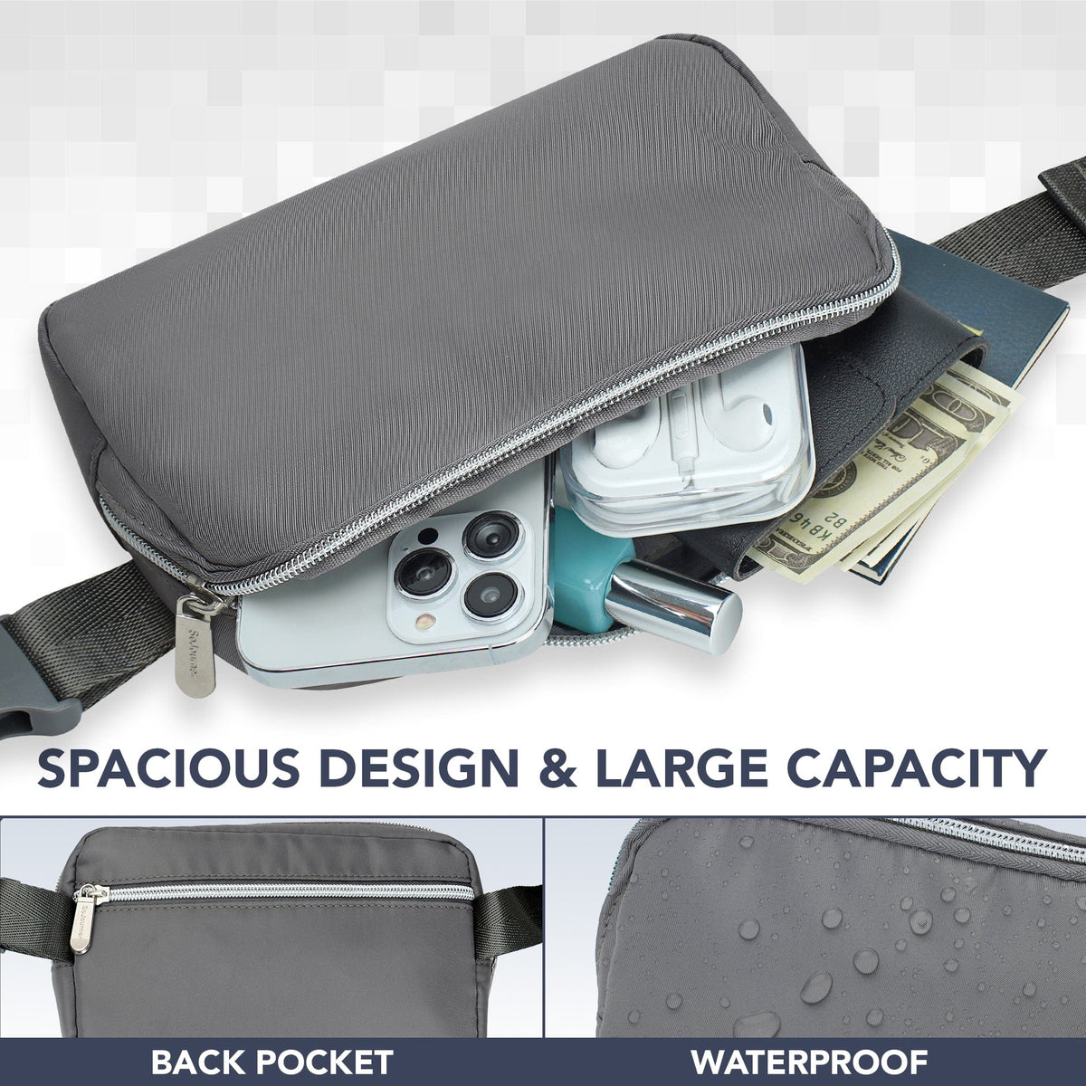  Fanny Pack (1 Pocket) 