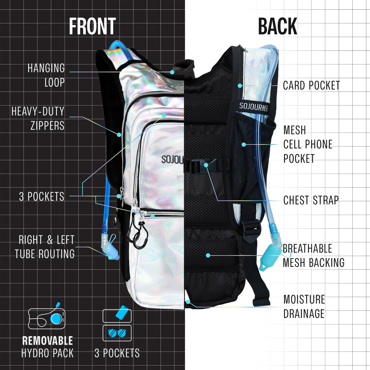  Hydration Pack Backpack (Medium) 