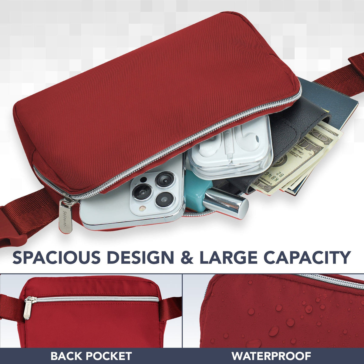  Fanny Pack (1 Pocket) 