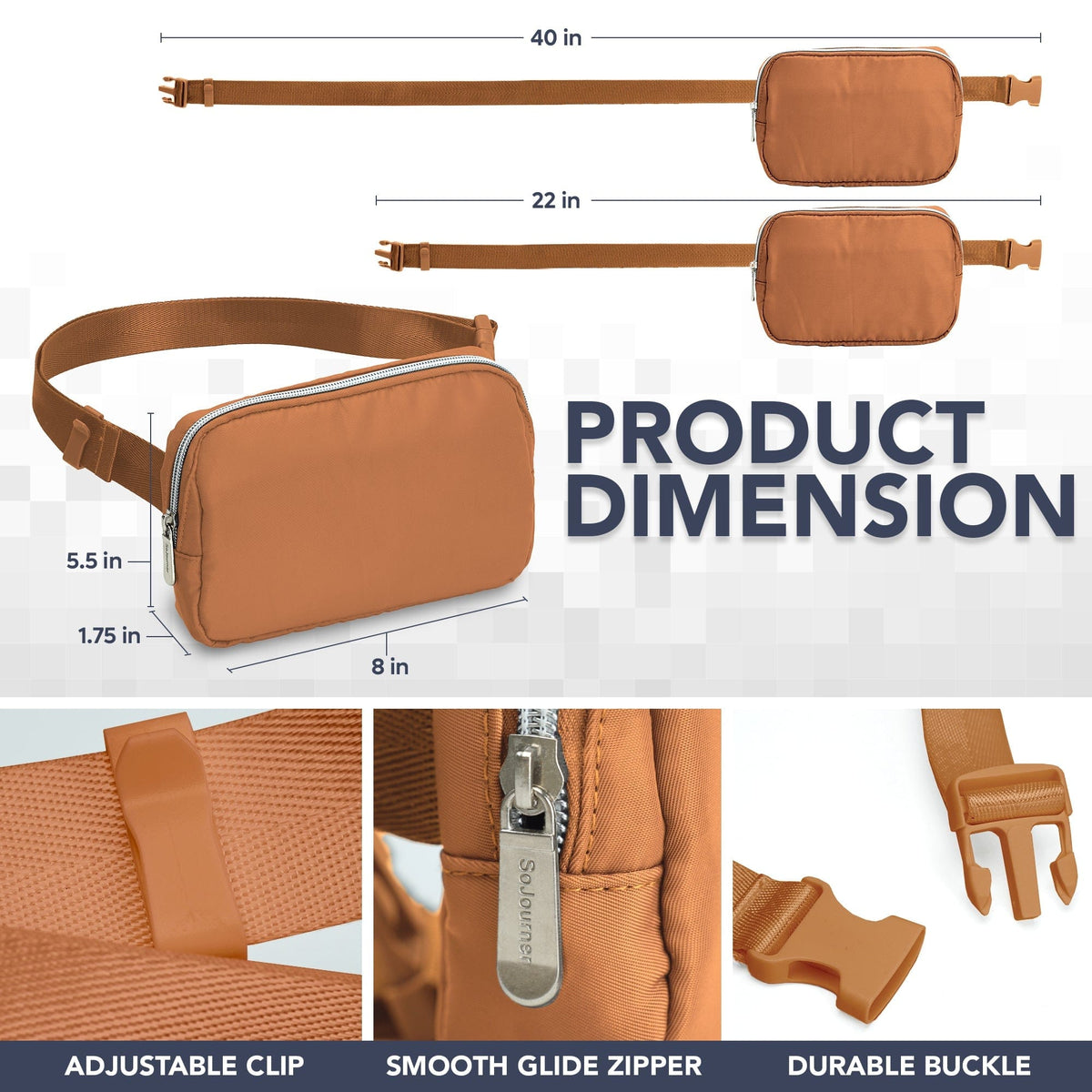  Fanny Pack (1 Pocket) 