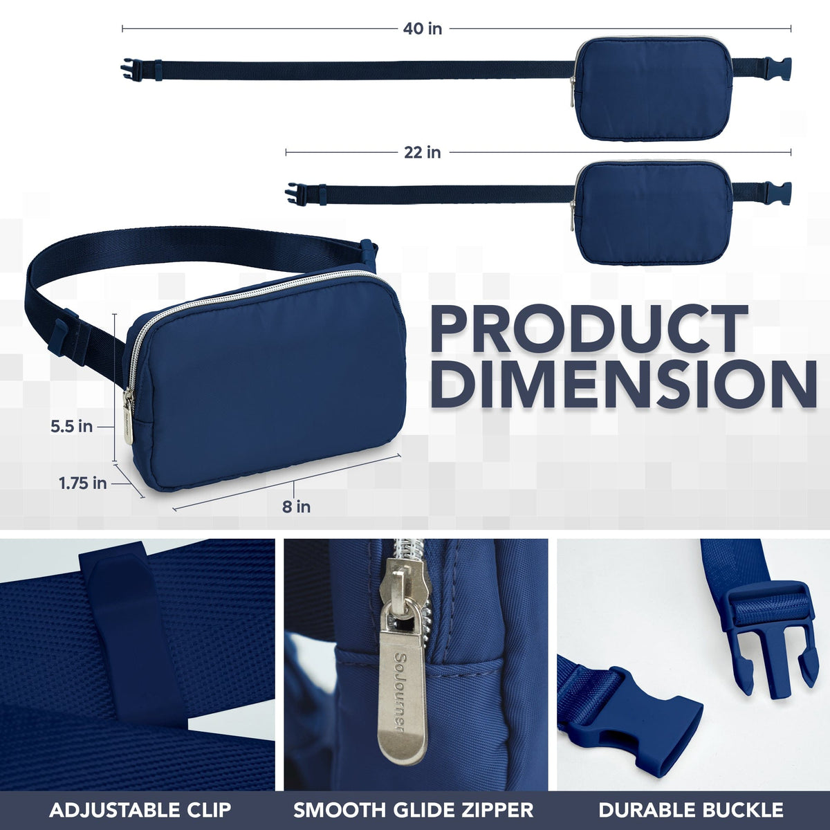  Fanny Pack (1 Pocket) 