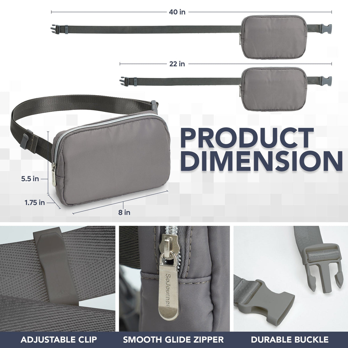 Fanny Pack (1 Pocket) 