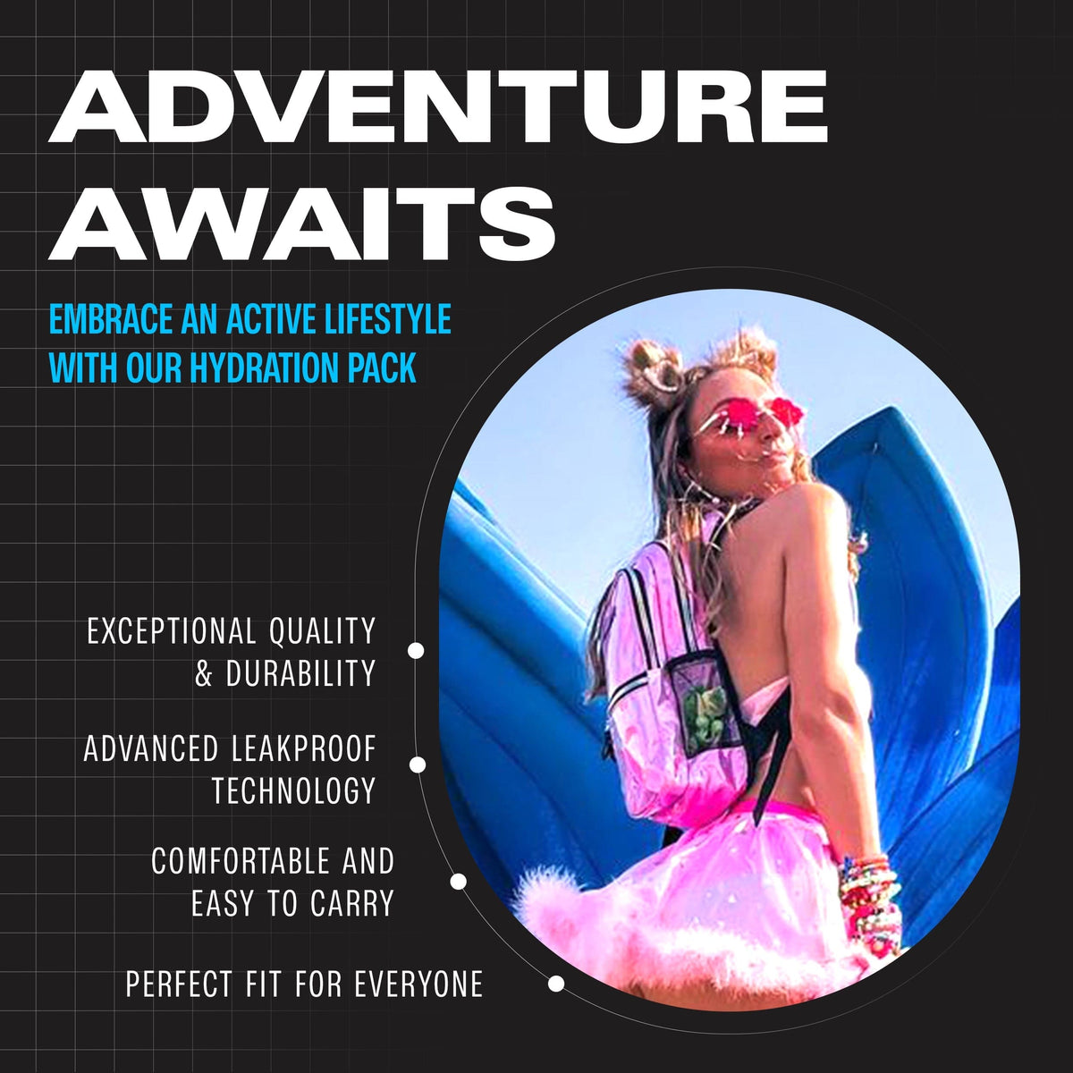 Hydration Pack Backpack (Medium) 