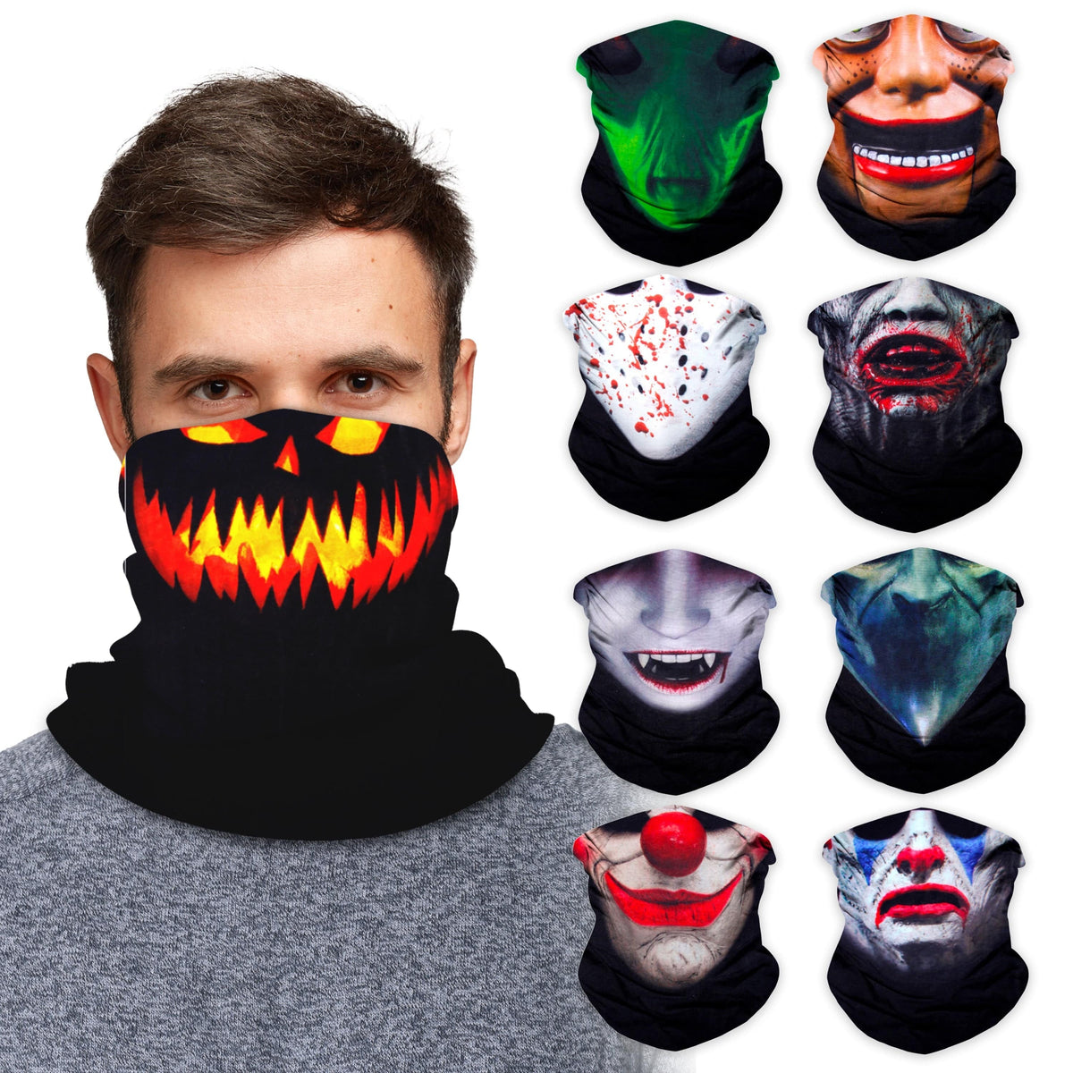 Festival Neck Gaiter (9 Pack) 