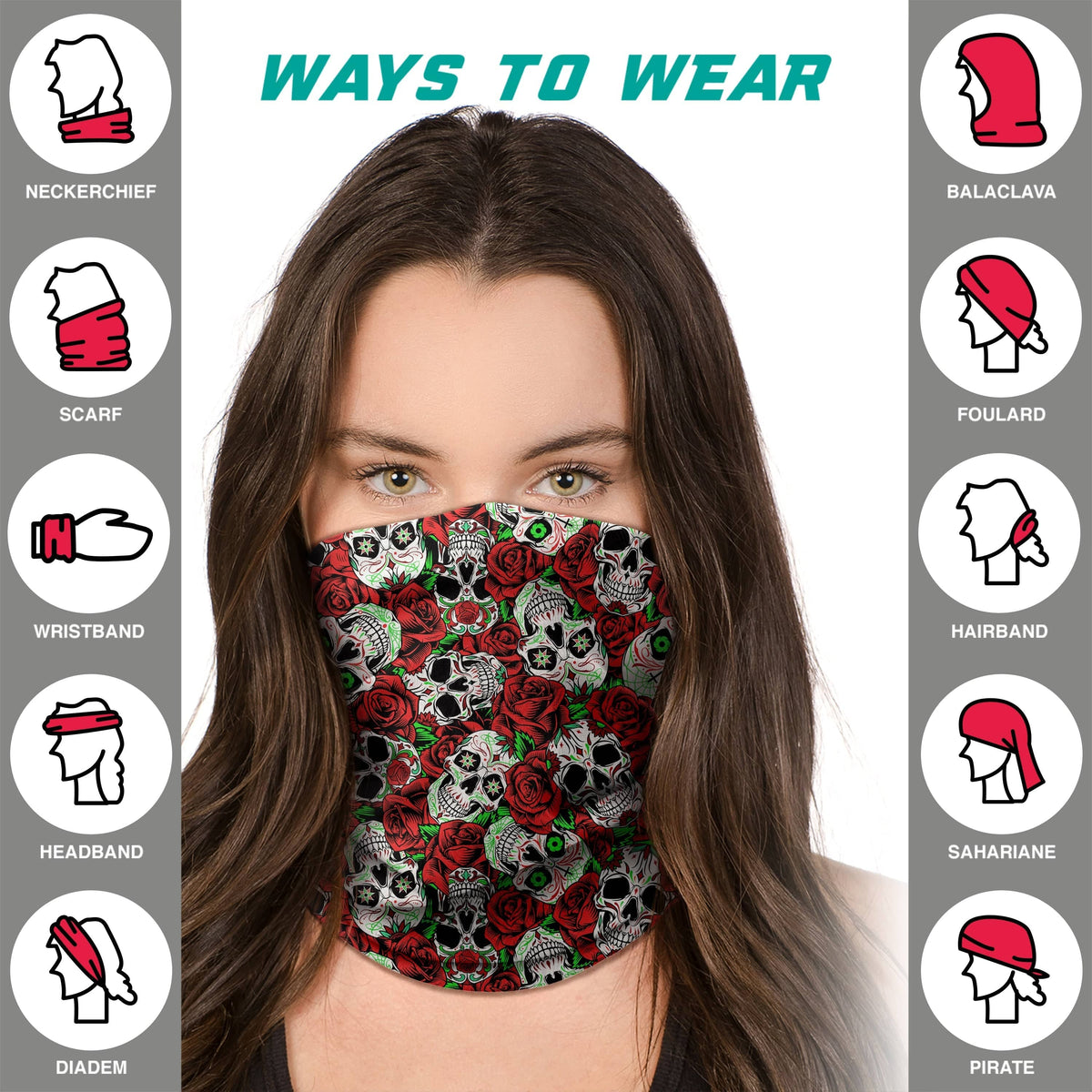  Festival Neck Gaiter (9 Pack) 