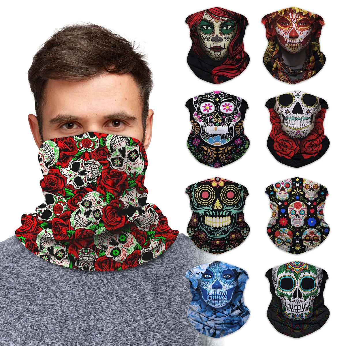  Festival Neck Gaiter (9 Pack) 