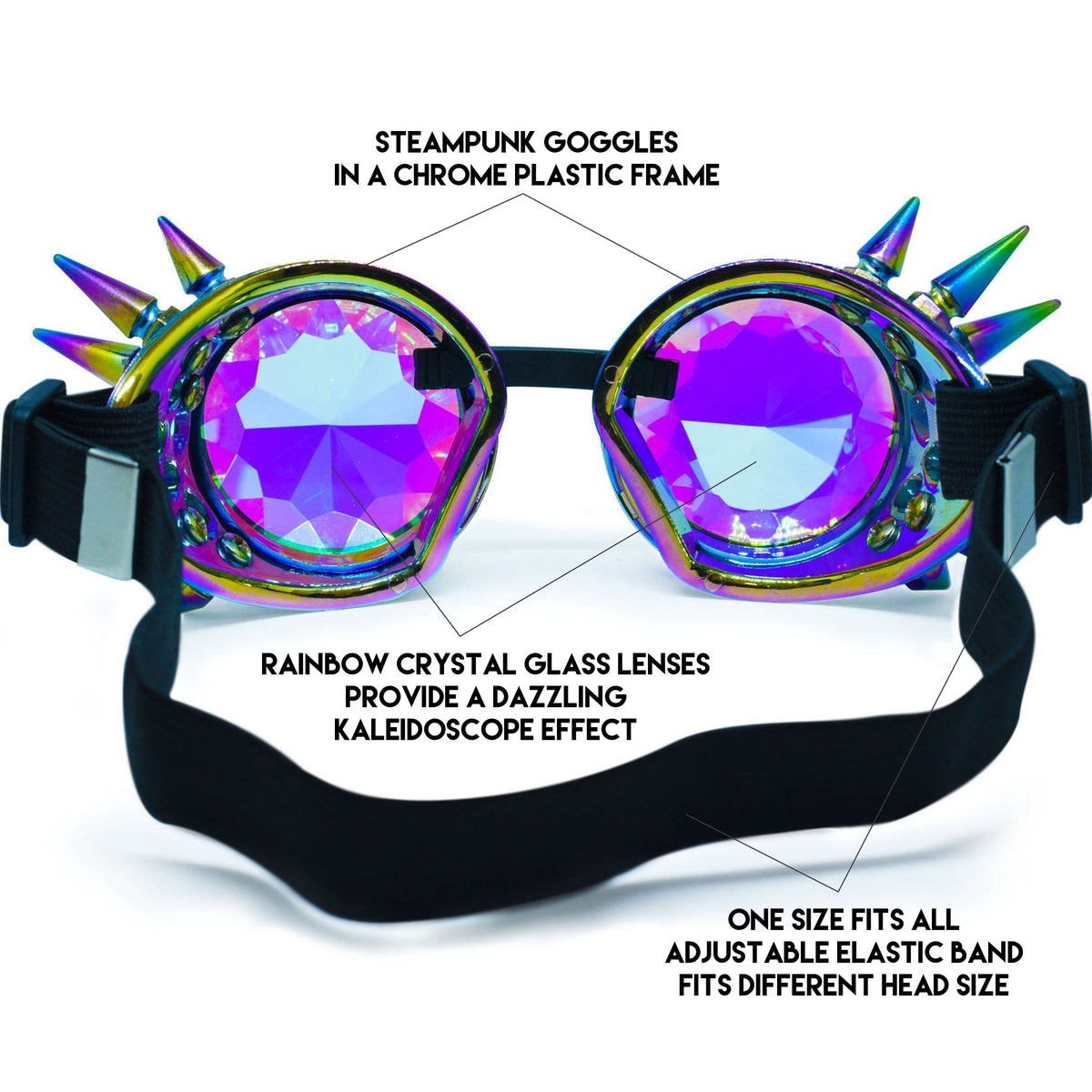  Steampunk Goggles and Kaleidoscope Glasses 